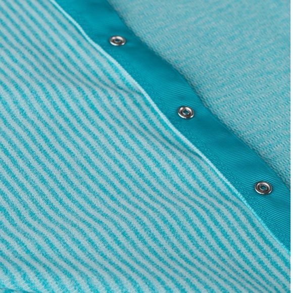 Lululemon vinyasa scarf Color- mini check aquamarine heathered peacock blue - Picture 5 of 7